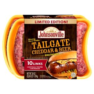 1 grilled link (82 g) Brats Tailgate Cheddar & Beer