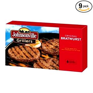 1 grilled patty (86 g) Grillers Original Bratwurst