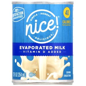 1 Guideline Amount Per Fl Oz Beverage Evaporated Milk (Used in Coffee or Tea)