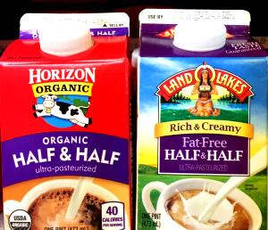 1 Guideline Amount Per Fl Oz Beverage Fat Free Half and Half Cream