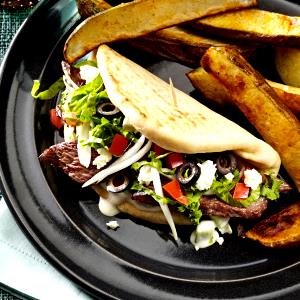 1 Gyro Beef Gyro Sandwich
