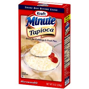 1 Half Cup Made Portion Tapioca Puddings (Dry Mix, with No Added Salt)