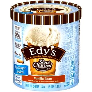 1 Half Cup Serving Light Vanilla Ice Creams (No Added Sugar)