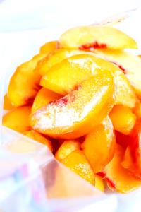 1 Half Frozen Peach Unsweetened