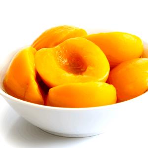 1 Half Peach Drained Solids (Cooked or Canned)