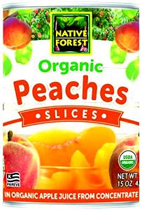 1 Half Peach, Juice Pack, Canned