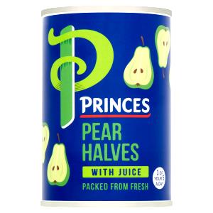 1 Half With Liquid Pear Juice Pack (Cooked or Canned)
