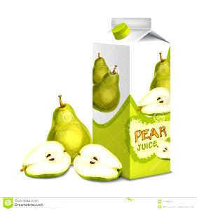 1 Half, With Liquid Pears (Solids and Liquids, Water Pack, Canned)