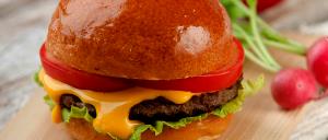1 Hamburger Hamburger with Tomato and/or Catsup on Bun
