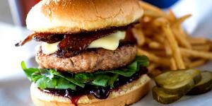 1 hamburger Kurobuta Pork Burger