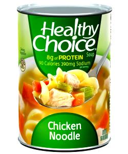 1 Healthy Choice Can (15 Oz) Ready-to-Serve Reduced Sodium Chicken Noodle Soup (Canned)
