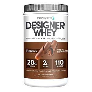 1 heaping scoop (31 g) Designer Whey Gourmet Chocolate