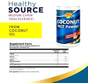 1 heaping tbsp (10 g) Coconut MCT Powder