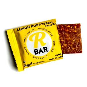 1 heart (56 g) Lemon Poppyseed Energy Bar