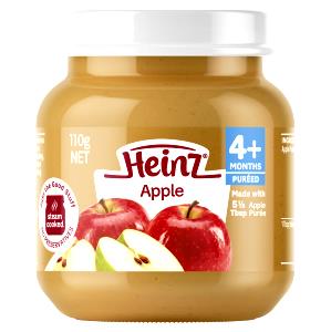 1 Heinz Junior-3 Jar Serving (6 Oz) Baby Food Junior Apples and Pears