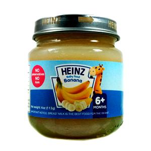 1 Heinz Strained-2 Jar Serving (4 Oz) Baby Food Jarred Mixed Cereal with Applesauce and Bananas