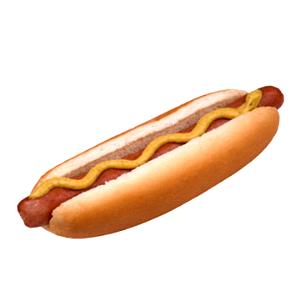 1 hot dog (100 g) Hot Dog & Roll