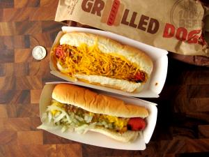 1 hot dog (123 g) Classic Grilled Dog