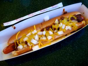 1 hot dog (299 g) Footlong Quarter Pound Coney