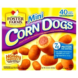 1 hot dog (99 g) Mini Corn Dogs (6-Pack)