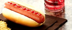 1 hot dog Beef Hot Dog