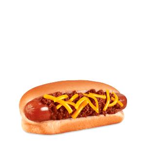 1 hot dog Chili Cheese Hot Dog