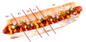 1 hot dog Hot Dogs