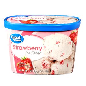 1 Individual (3.5 Fl Oz) Strawberry Ice Creams