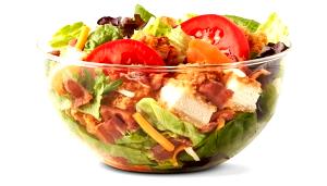 1 İtem Bacon Ranch Salad W/Crispy Chicken