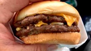 1 Jack-in-the-Box Cheeseburger Cheeseburger with Mayonnaise or Salad Dressing on Bun