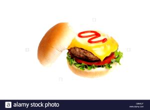 1 Jack-in-the-Box Hamburger Deluxe Hamburger with Mayonnaise or Salad Dressing and Tomatoes on Bun