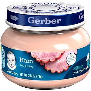 1 jar (2.5 oz) 2nd Foods Ham & Ham Gravy