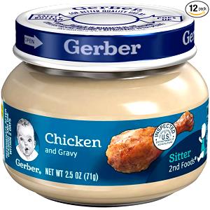 1 Jar (2.5 Oz) Baby Food Chicken