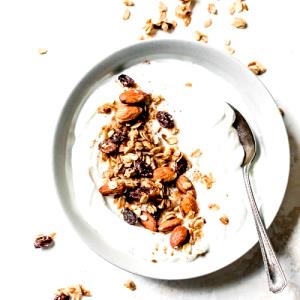 1 Jar Cinnamon Raisin Granola, Strained