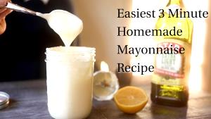 1 Jar Mayonnaise (3 Minute)