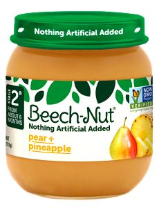 1 Jar, NFS Baby Food Pears and Pineapple