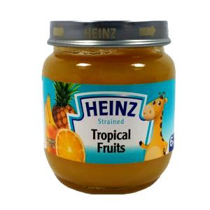 1 Jar, NFS Baby Food Strained Tropical Fruit Medley