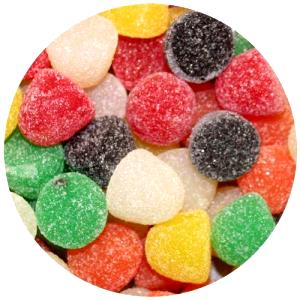 1 Jelly Ring (1-1/4" Dia) Gumdrops (Jelly Pieces) Candies
