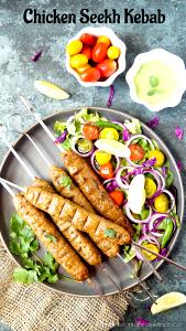 1 kabab (39 g) Chicken Seekh Kabab