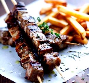 1 kabob (80 g) Pork Souvlaki