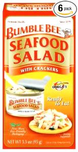 1 kit (3.3 oz) Seafood Salad with Crackers