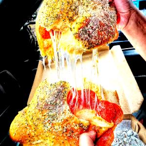 1 knot Stuffed Garlic Knot