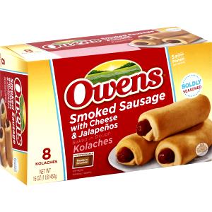 1 kolache (57 g) Sausage & Cheese Kolache