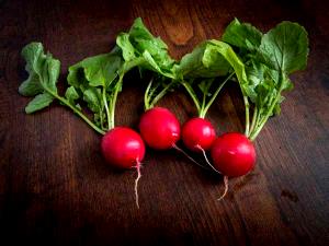 1 Large (1" To 1-1/4" Dia) Radishes