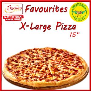 1 Large (15" Dia) Chicken Pizza