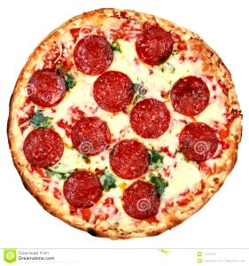 1 Large (15" Dia) Salami Pizza