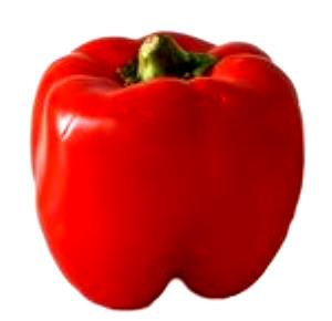1 Large (2-1/4 Per Lb, Approx 3-3/4" Long, 3" Dia) Sweet Red Peppers