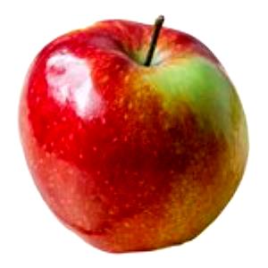 1 Large (3-1/4" Dia) Red Delicious Apples