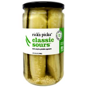 1 Large (4" Long) Sour Cucumber Pickle (Low Sodium)