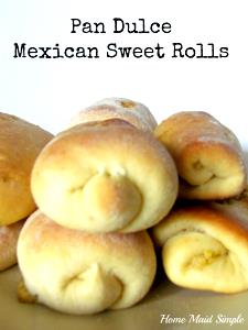 1 Large (about 4-1/2" Dia) Mexican Sweet Roll (Pan Dulce)